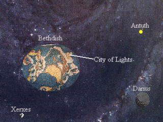Bethdish from far orbit. Click to enlarge.